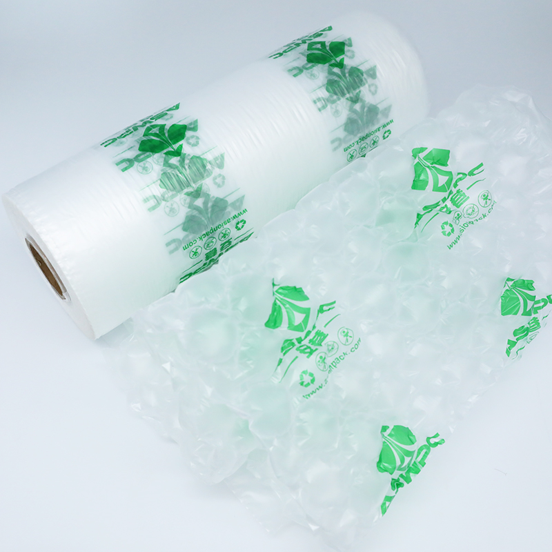 Envasado de colchón de aire biodegradable de alta barrera para alimentos