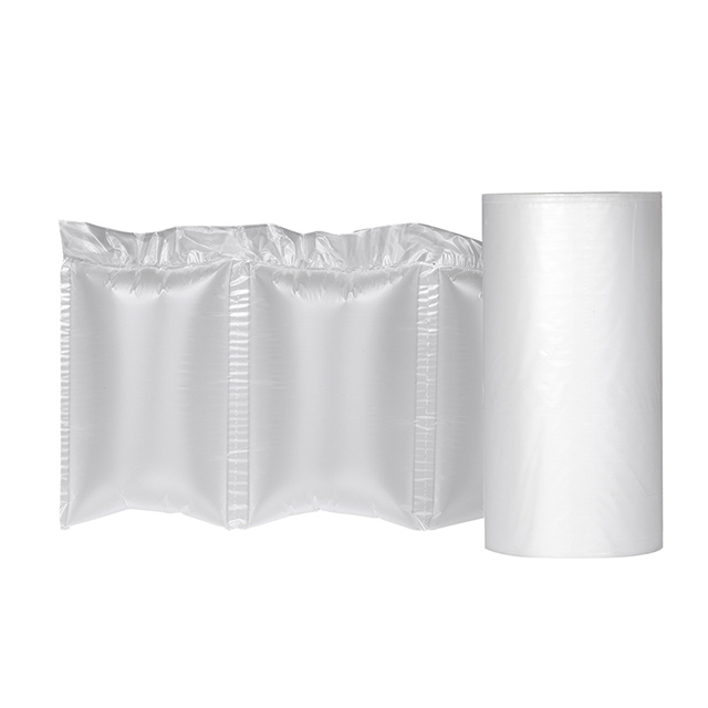 Bolsa de almohada de aire a prueba de golpes con diseño de línea de rasgado para alimentos