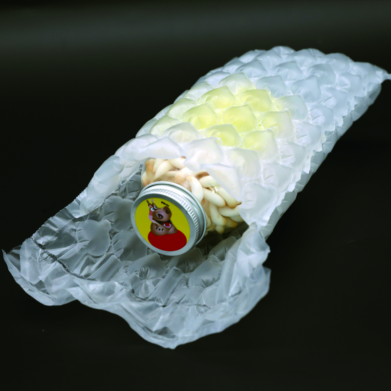 Envoltura de cojín inflable de plástico para embalaje exprés