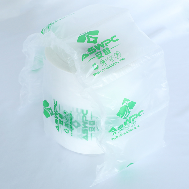Envasado de colchón de aire biodegradable de alta barrera para alimentos