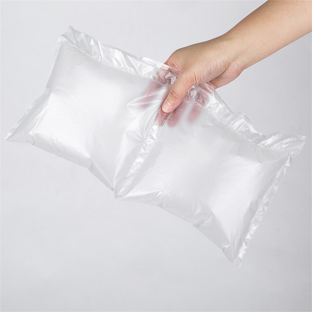 Bolsa de almohada de aire a prueba de golpes con diseño de línea de rasgado para computadora portátil
