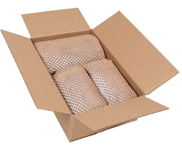 Embalaje de protección flexible de papel de nido de abeja para mercancías
