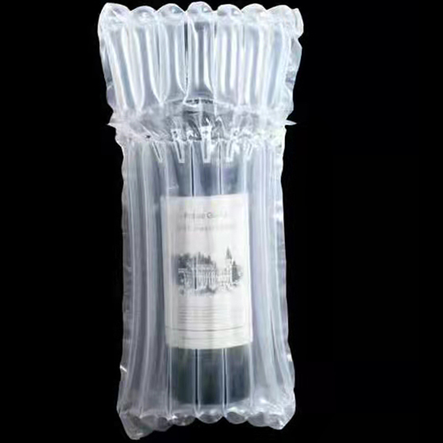 Bolsa de columna de aire transparente de alta calidad para productos de vidrio